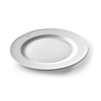 Round Plate White Porcelain | 24 cm (12 pieces)