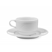 Plat en porcelaine blanche | 15 cm (12 pièces)