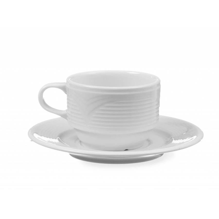 Plat en porcelaine blanche | 15 cm (12 pièces)