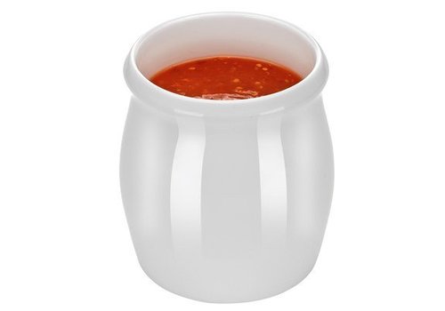  Hendi Pot à vinaigrette en porcelaine blanche 1 litre | 18 pièces 