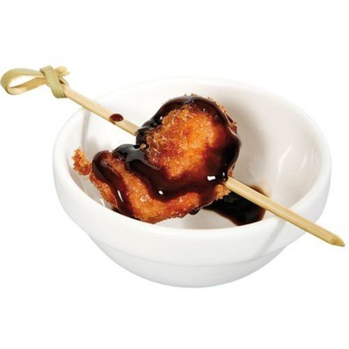  Hendi Bol à sauce en porcelaine blanche 7,5 cm Ø | 12 pièces 