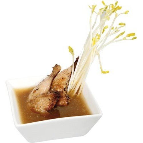  Hendi Sauce Dip Bowl Square White | 12 pieces 