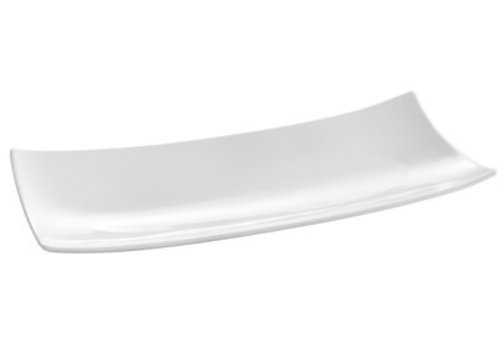  Hendi Plat de service à sushi en porcelaine blanche | 6 pièces 