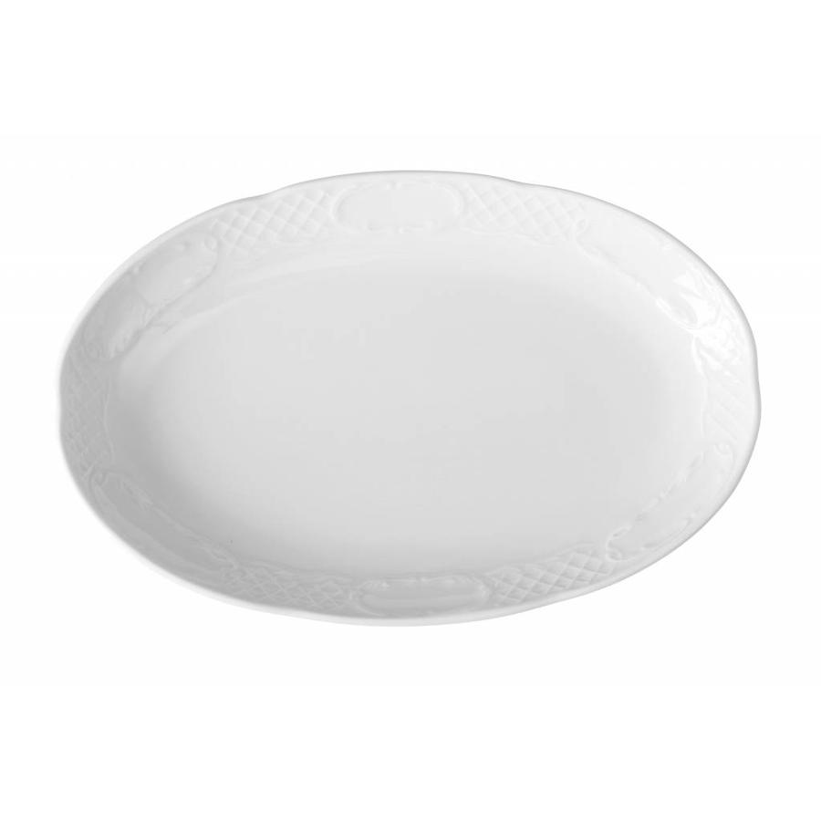 Plats de service en porcelaine 33x22,5 cm (6 pièces)