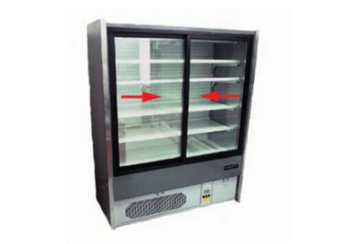  HorecaTraders Wall Fridge Catering - Forced - Automatic defrost - LED lighting 