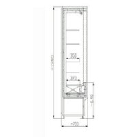 Wall-mounted refrigeration unit Self-service | Forced | Automatic defrost