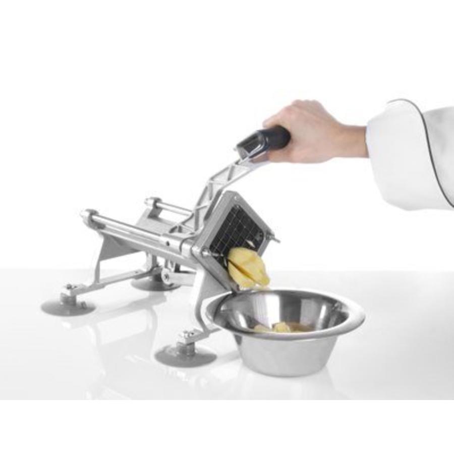 French fries cutter and French fries cutter of stainless steel