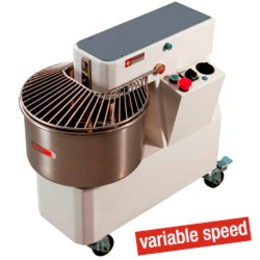 Spiral kneading machine 53 liters - Variable Speed