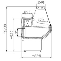 Refrigerated counter Snack +1 / + 10 degrees | 3 sizes