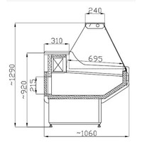 Koeltoonvitrine Wouter +1/+10 graden | 3 formaten