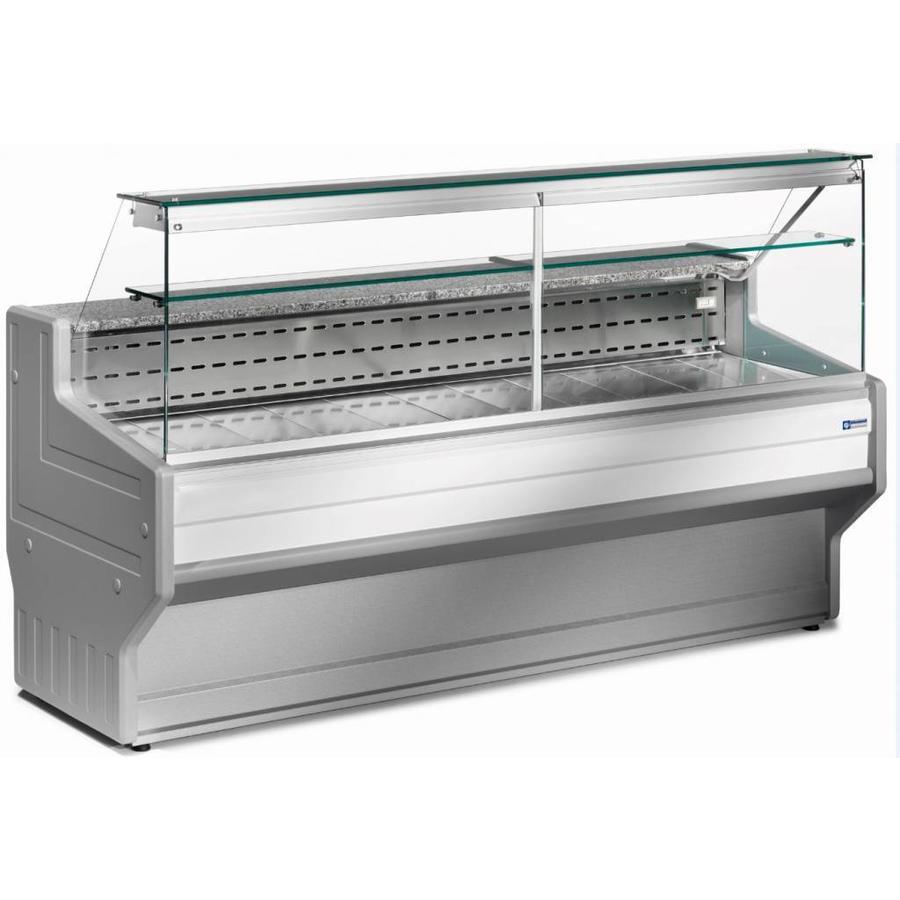 Refrigerated counter with straight window | +4° / +6°