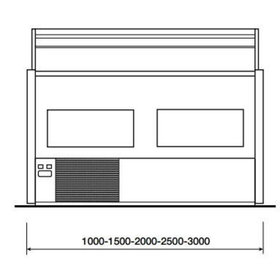 Kühltheke mit gerader Verglasung | +4° / +6°