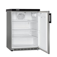 FKvesf 1805 | Kühlschrank Unterbau Edelstahl 180 L