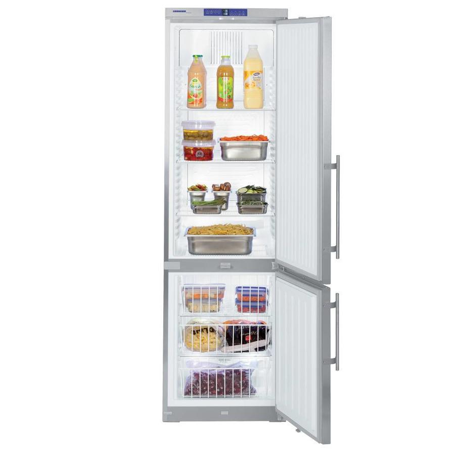 Réfrigérateur/congélateur combiné GCv 4060 en acier inoxydable