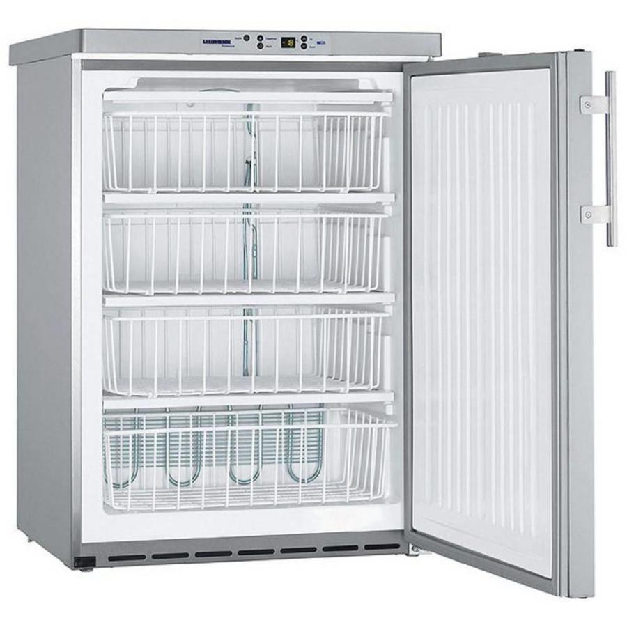 GGU 1550 | Congélateur en acier inoxydable avec tiroirs | 143 litres
