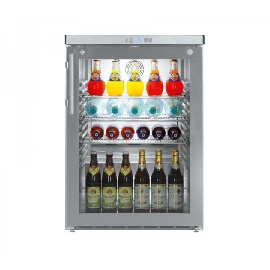 FKUv 1663 Undercounter Refrigerator | stainless steel | Glass door