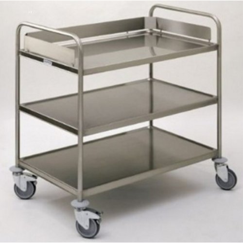  Hupfer Chariot de débarras à 3 plateaux / MATÉRIAUX LOURDS 103(h)x110x70cm 