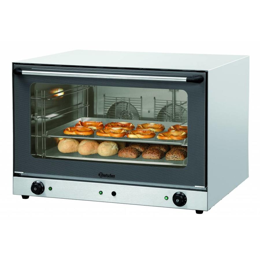 Bakery bake-off oven with moisture injection