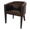 Bolero Bucket chair Leather | Brown