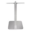 Bolero square stainless steel table leg - 68 cm high