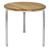Bolero table empilable ronde 60 cm pieds en frêne/aluminium