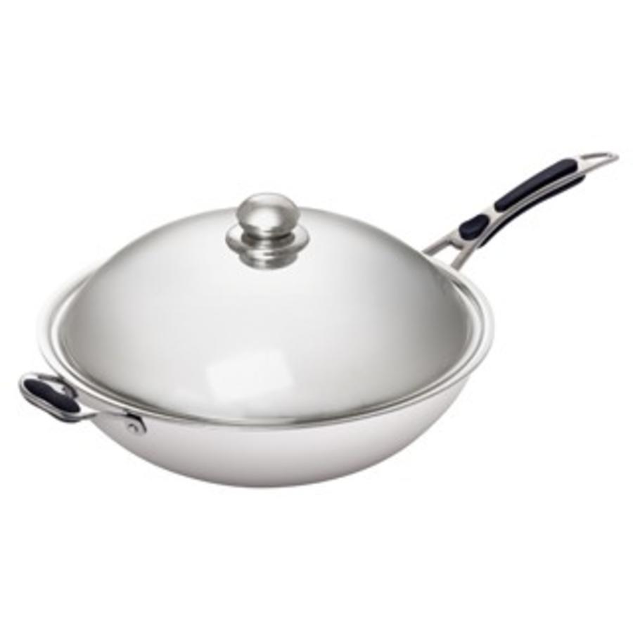 Poêle Wok Professionnelle | 36 cm Ø