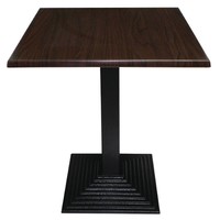 Plateau de table carré marron foncé | 2 Dimensions