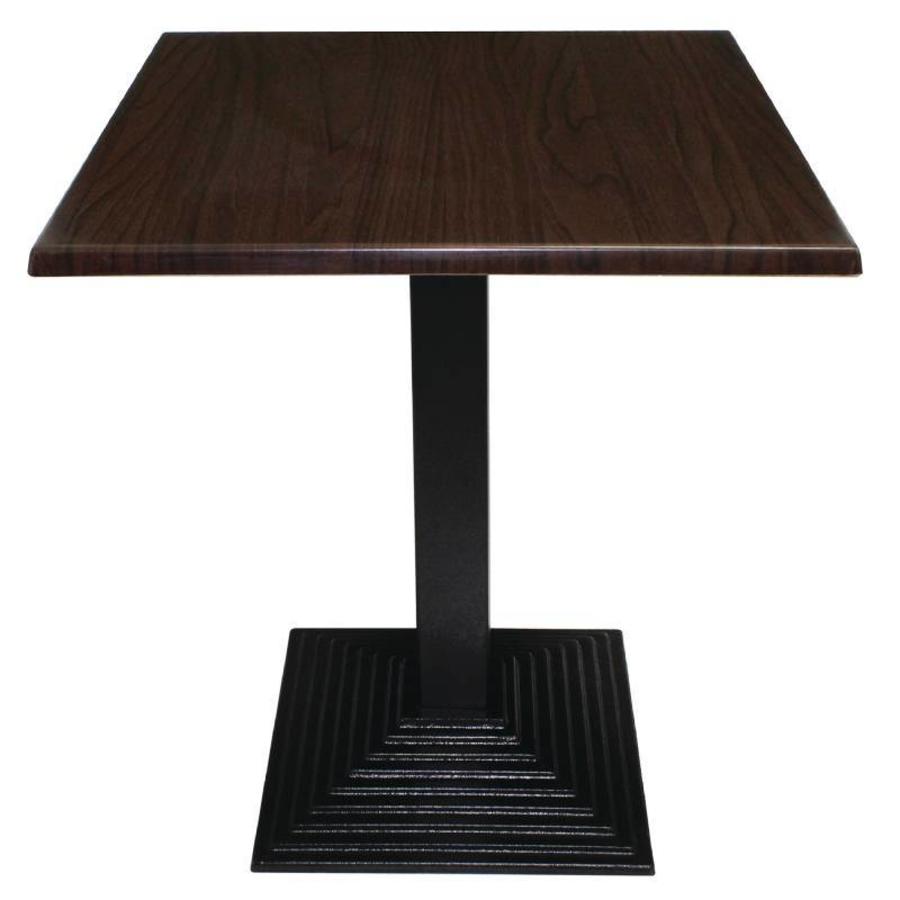 Plateau de table carré marron foncé | 2 Dimensions