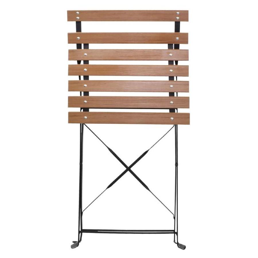 Chaise pliante en bois modèle classique | 2 pièces