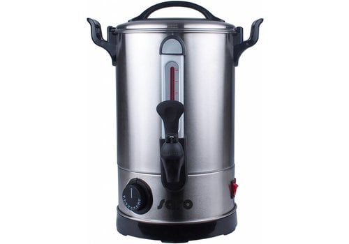 Bartscher Stainless steel hot water dispenser with tap 9 liters