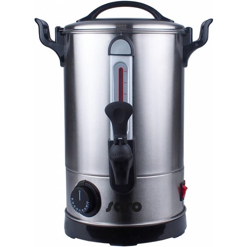  HorecaTraders Stainless steel hot water dispenser 6 or 9 liters 