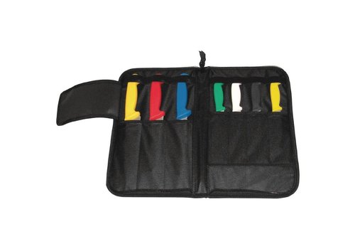  HorecaTraders Messerbox schwarz | 7 Messer 