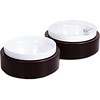 APS Black Buffet Plate with Bowl and Lid | Ø26.5x(H)8.5cm