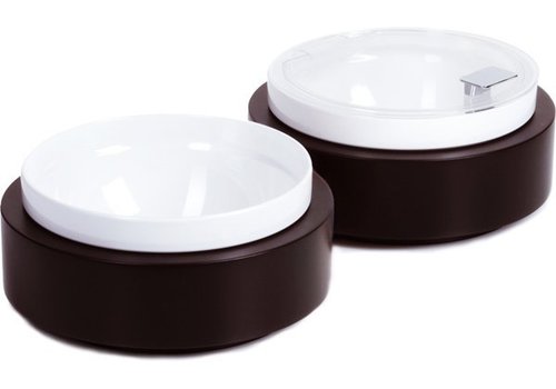  APS Black Buffet Plate with Bowl and Lid | Ø26.5x(H)8.5cm 