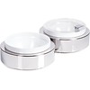 APS Stainless Steel Buffet Plate with Bowl and Lid | Ø26.5x(H)8.5cm