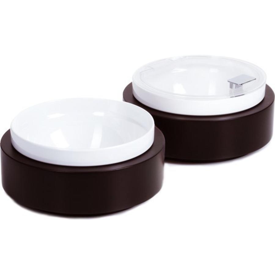 Assiette de buffet avec bol rond blanc | Ø26,5cm