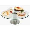 APS Plat à gâteau en acier inoxydable Ø300 x 110 mm