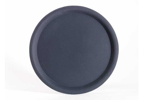  APS Non-slip Tray Round Black 3 Formats 