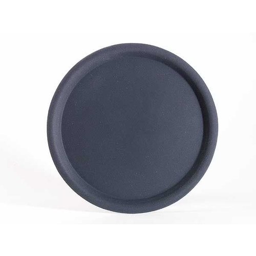  APS Plateau antidérapant rond noir 3 tailles 