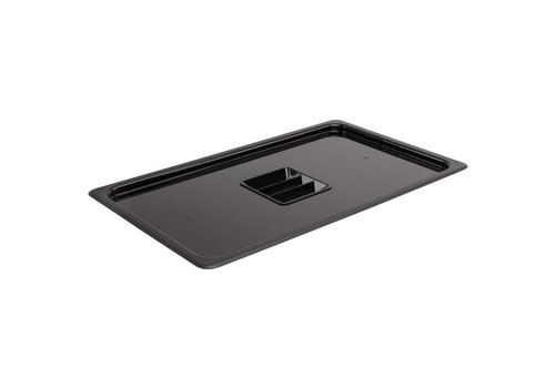  Vogue Couvercle GN en plastique 1/1 noir 