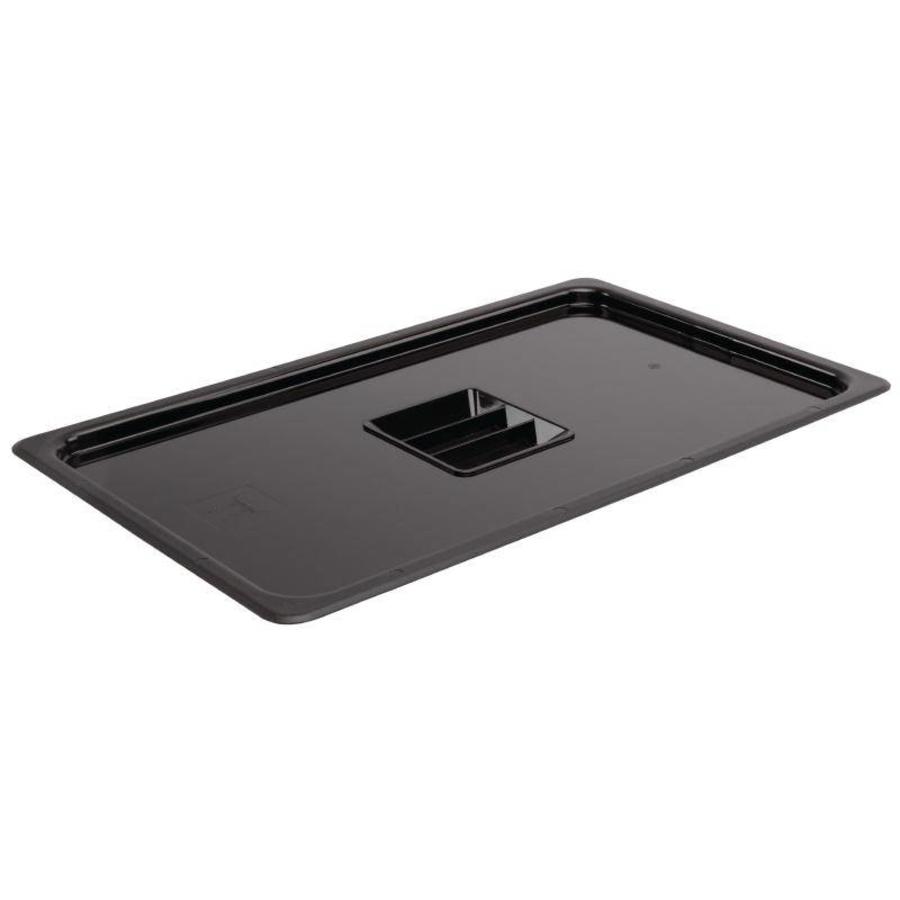 Couvercle GN en plastique 1/1 noir