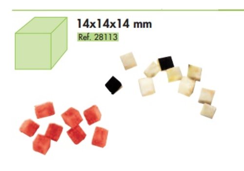  Robot Coupe 28113 14x14 x14 mm snijschijf 