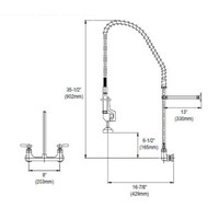 Robinet de chasse d'eau industriel Wouter - HEAVY DUTY