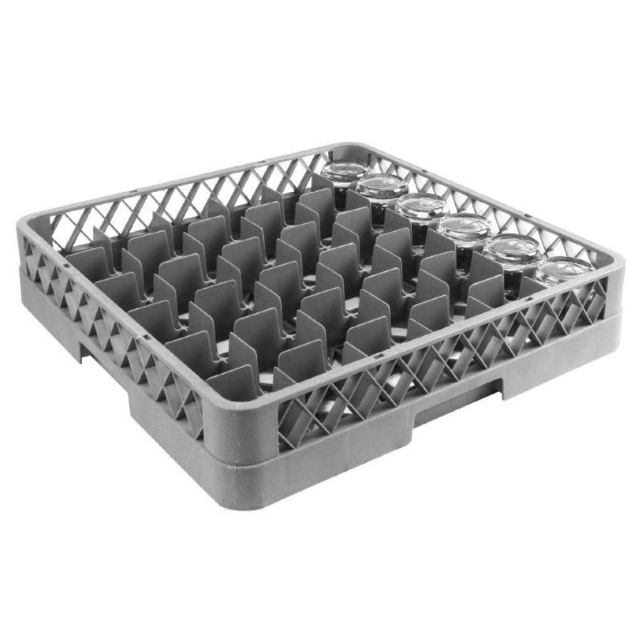 Panier lave-vaisselle 50x50 cm pour verres | 36 verres