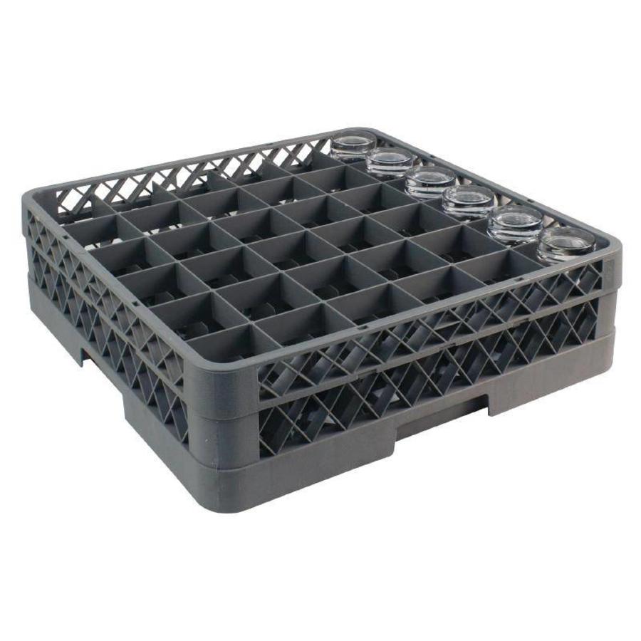 Panier lave-vaisselle 50x50 cm pour verres | 36 verres