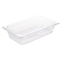Gastronorme en plastique 1/4 | 3 tailles transparentes