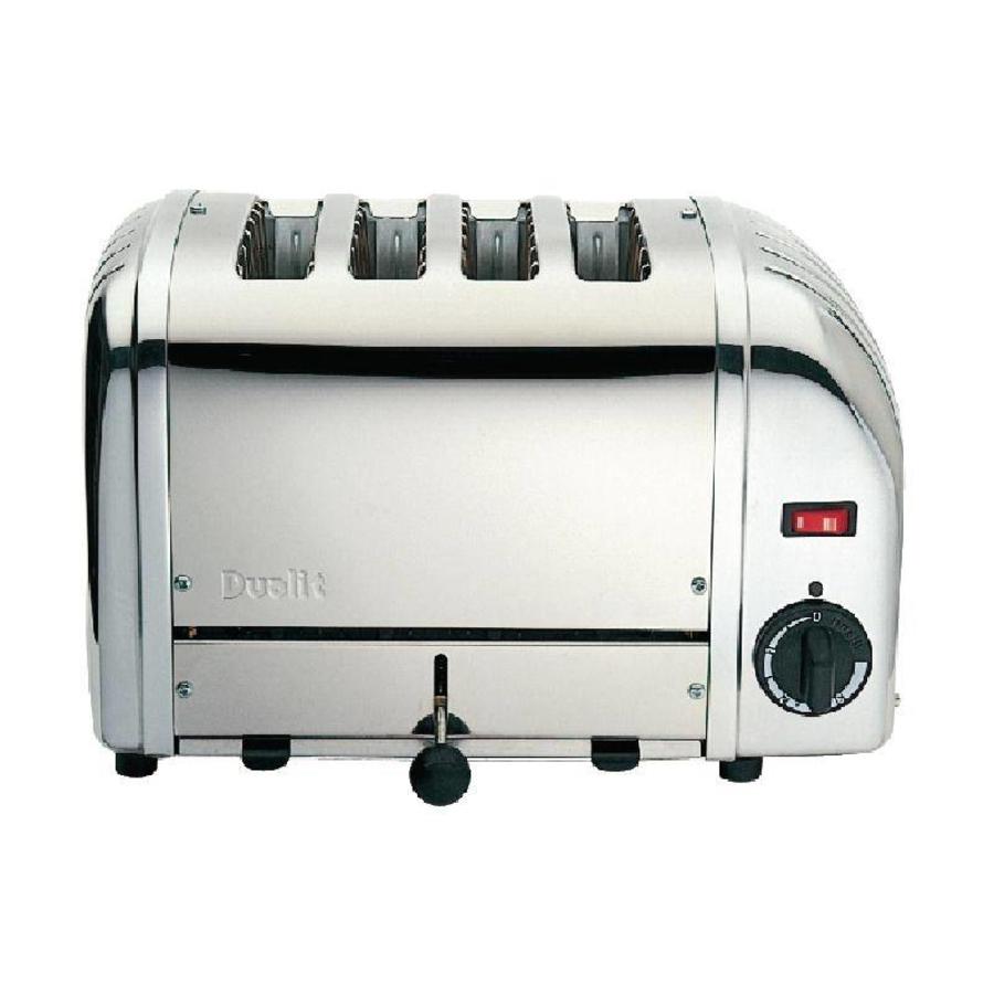 Grille-pain en acier inoxydable | 4 tranches