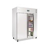Polar réfrigérateur | acier inoxydable | roulettes pivotantes | 1300 litres