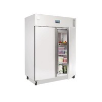 Fridge | stainless steel | castors | 1300 liters