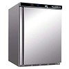 Combisteel Mini réfrigérateur en acier inoxydable | 130 litres | Une étiquette
